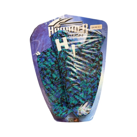 Hammer Traction Skim Kit / Traction Pad Set – Blue Camo – Board Grip Kit - Picture 3 of 3